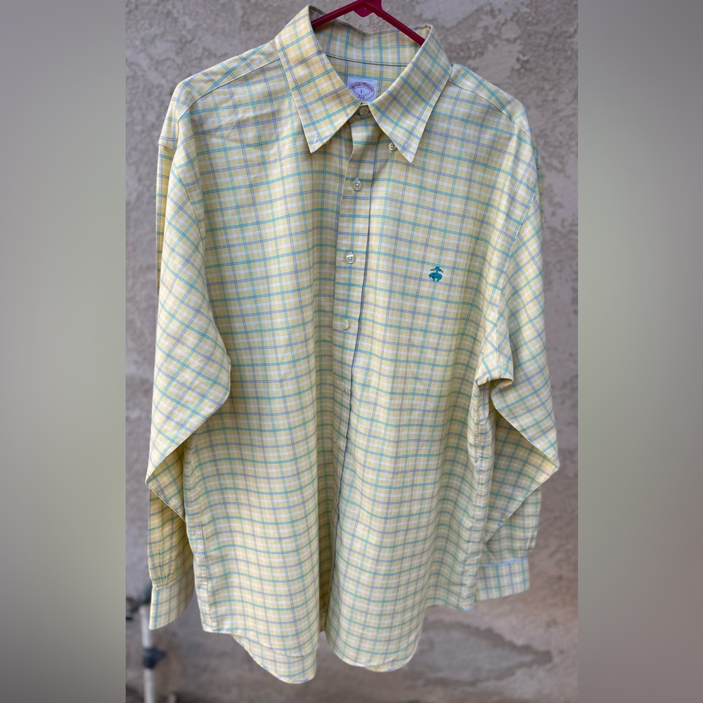 NW Brooks Brothers 346 Original Polo Shirt 💯 Cotton Sz L